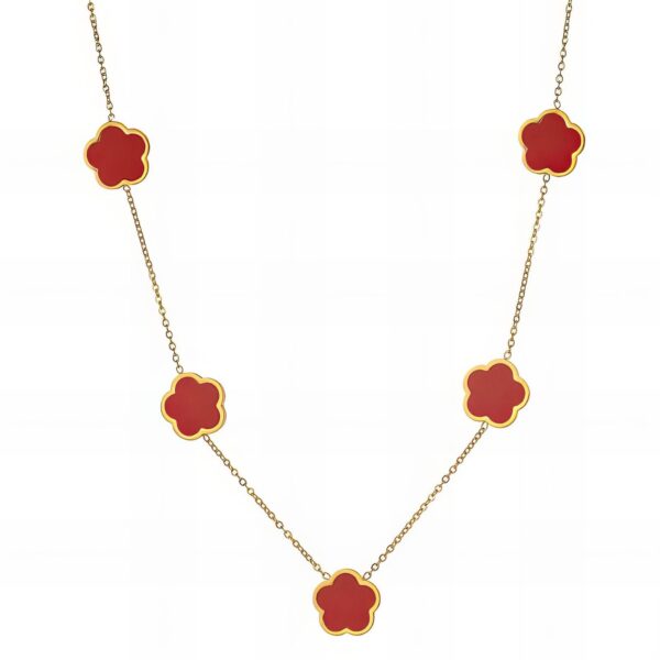 Collana "Fiore Rosso"